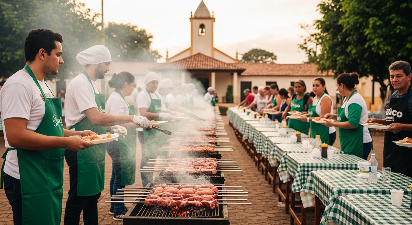 Churrasco Festa Santa Bárbara